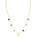 Swarovski crystal and gold filled necklace 