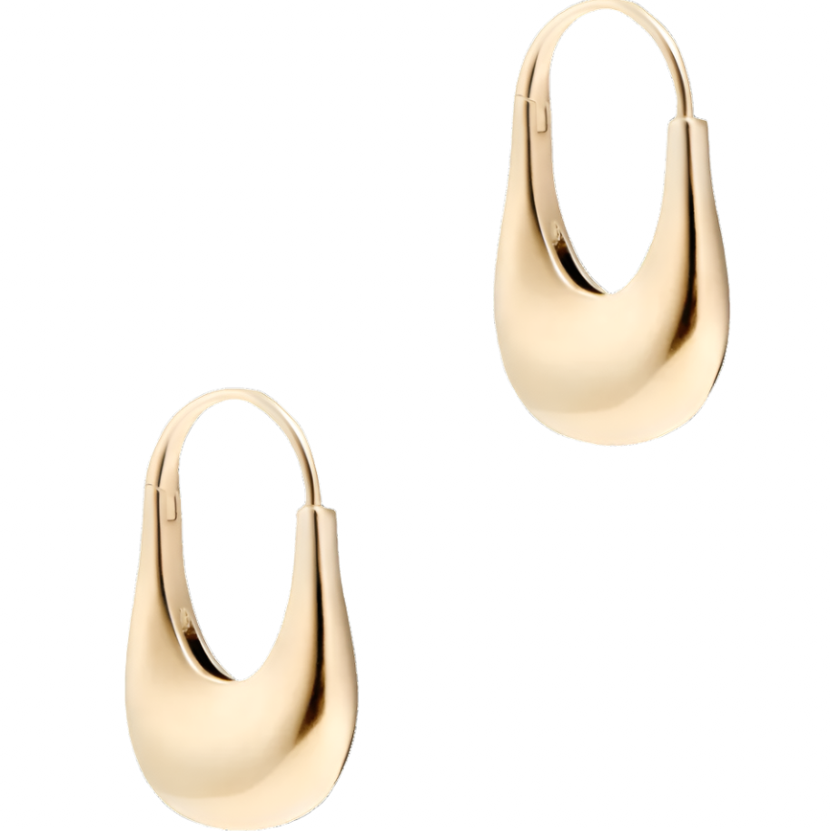 Noma Teardrop earrings made in 14k Gold vermeil on sterling silver 