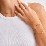 F Off Ring and Rialto Ring in gold 