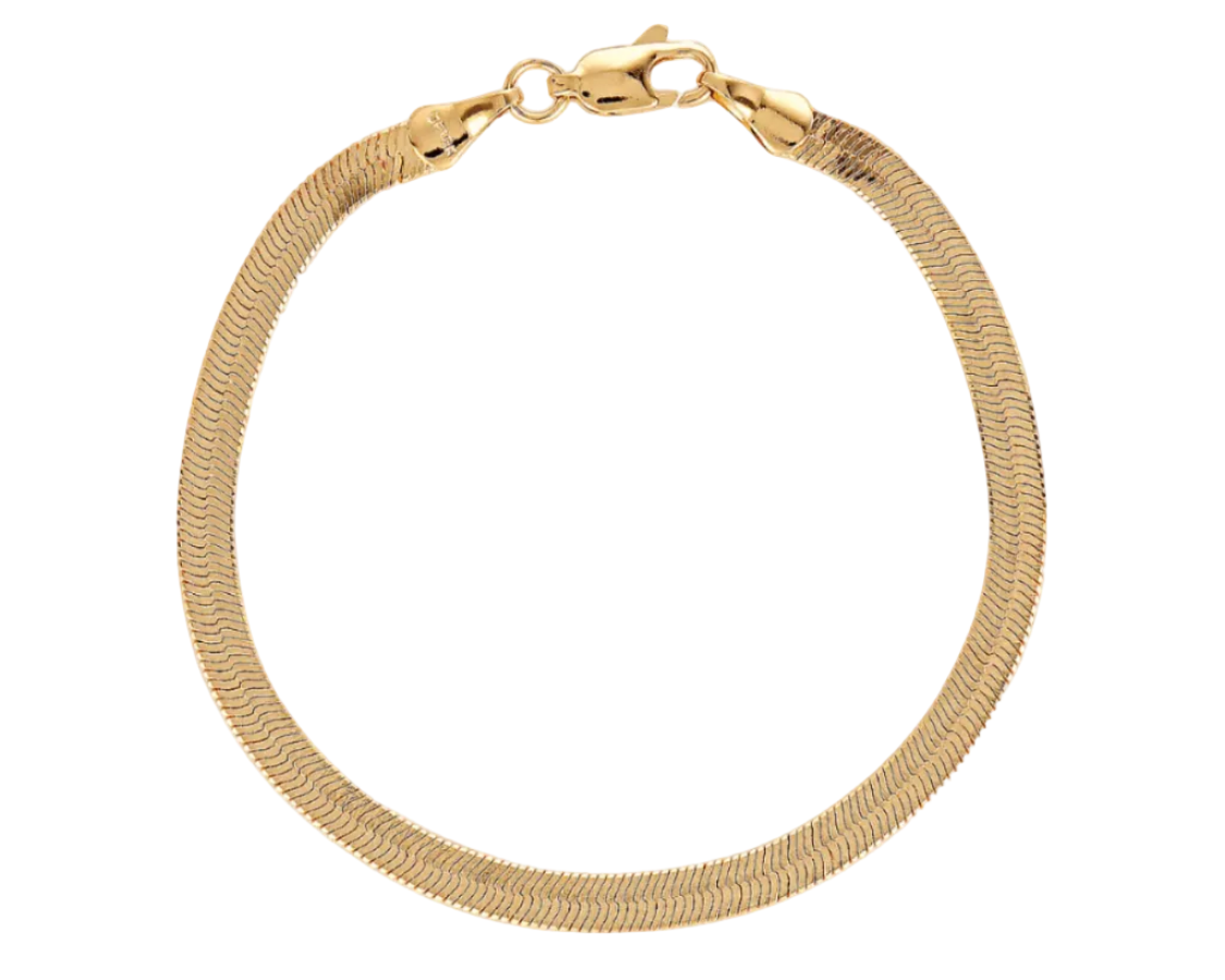 gold filled snake bracelet