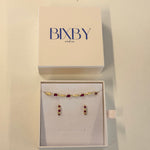 Jewelry set with necklace and earrings in a Bixby box