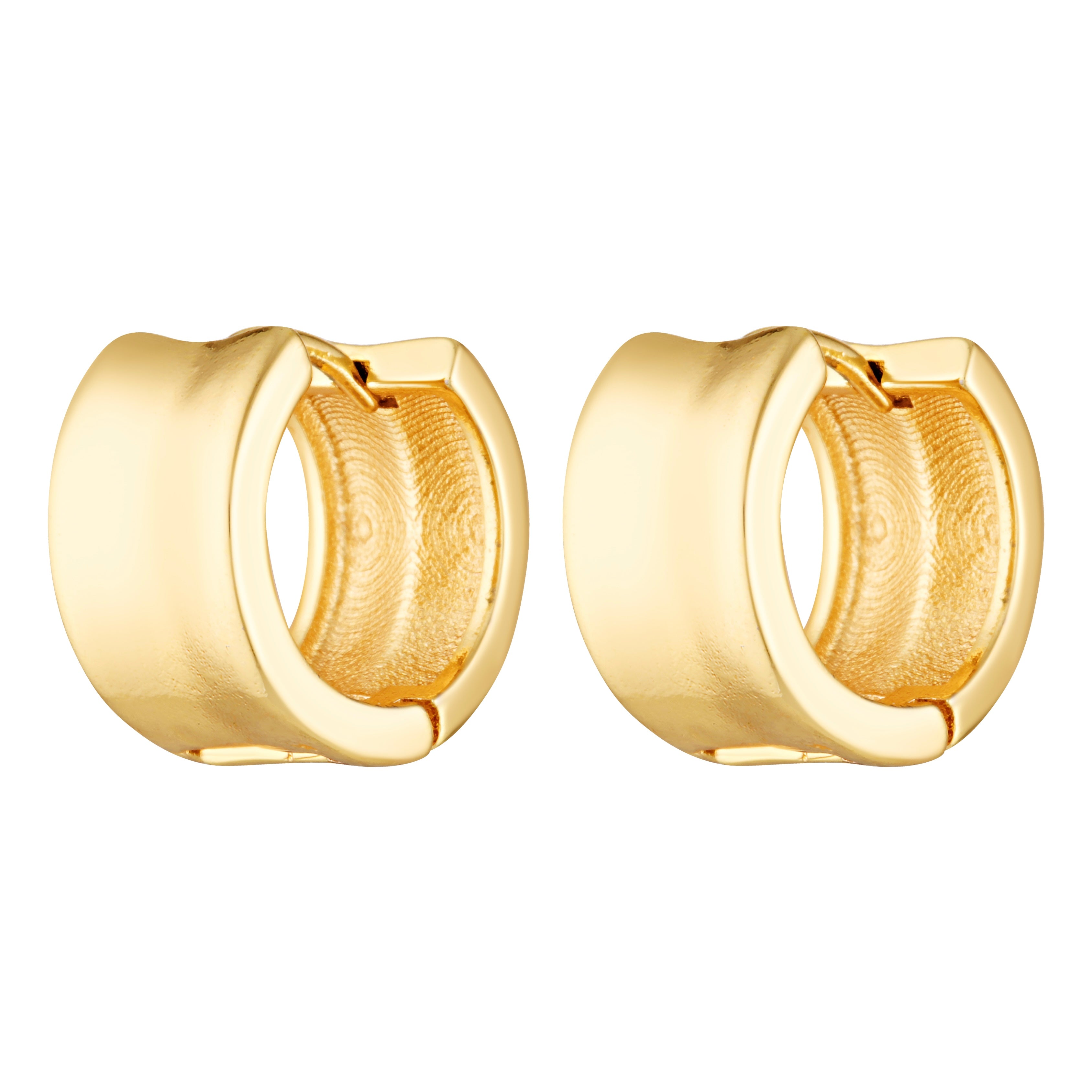 Coyote Hoops in 18k gold filled 