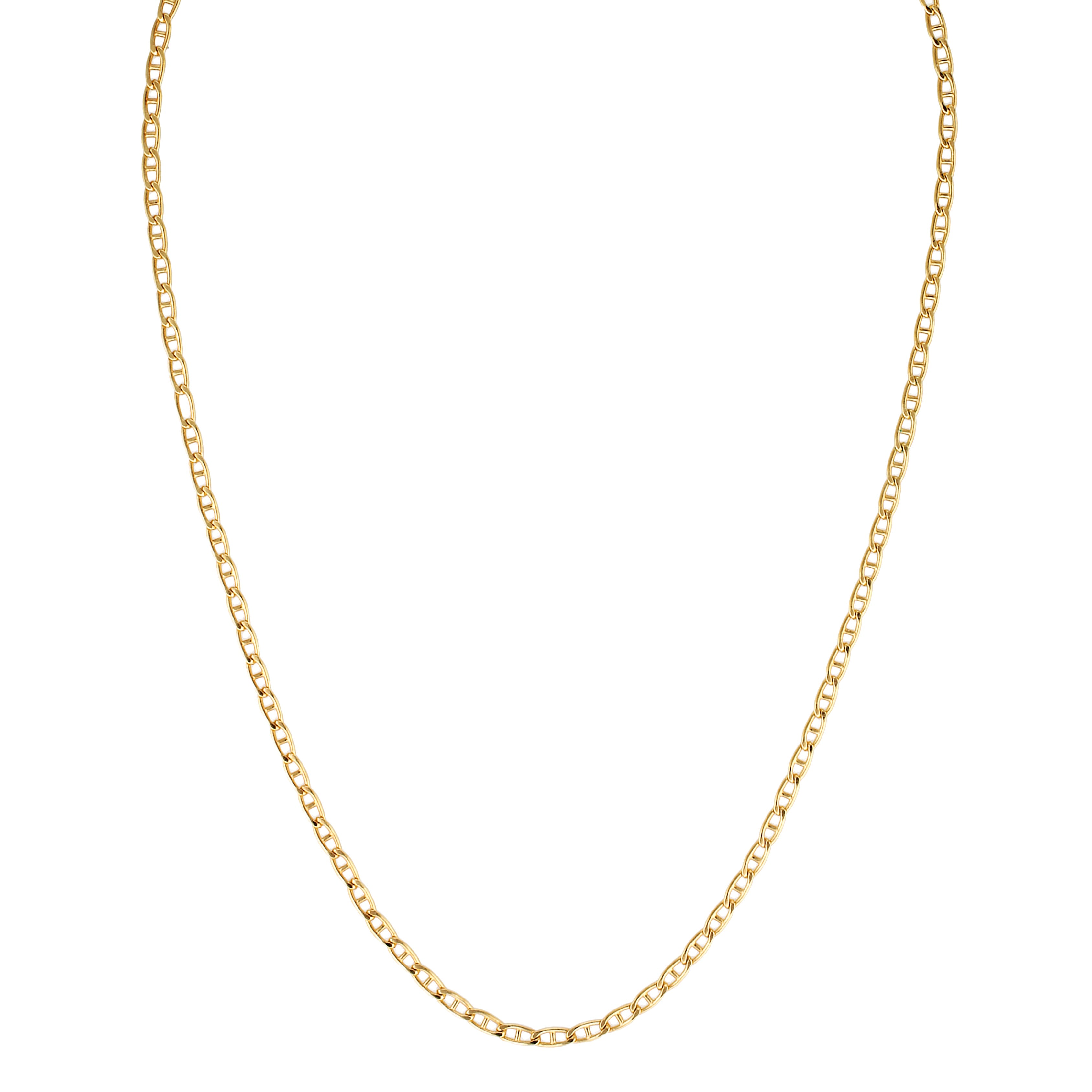 3mm wide 18k gold filled layering chain