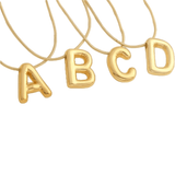 Helium balloon shaped pendant necklace