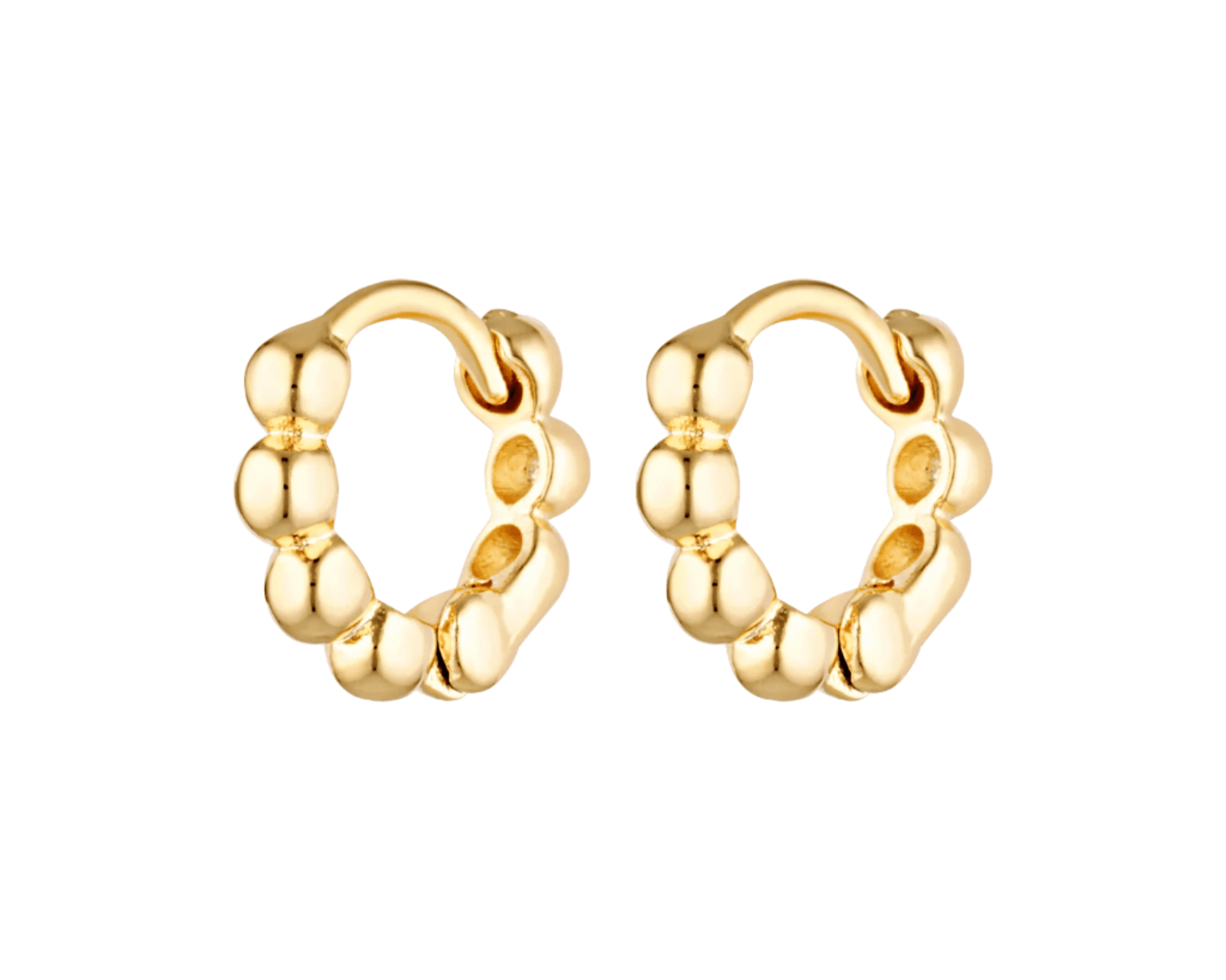 Small gold ball Huggies 