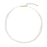 Dainty pearl choker necklace 