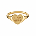 Ring with Hot Mess using ghost photo layout