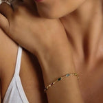 Pastel gemstone bracelet