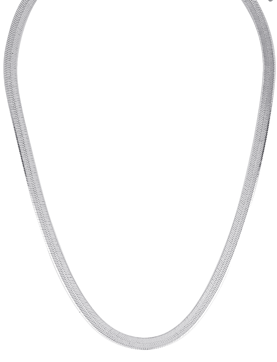 Sterling silver snake chain  necklace