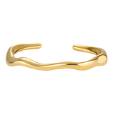 gold filled arc bangle